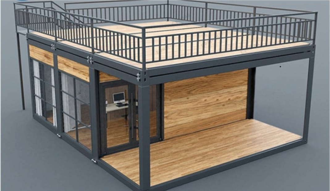 Container Home + Balcony 10