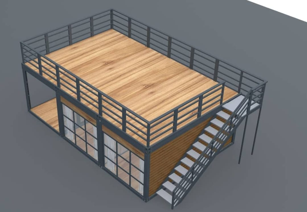 Container Home + Balcony 10