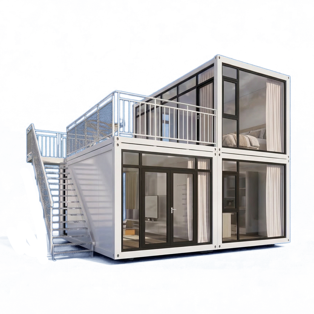 Two-Story Luxury Container Home (6x6M)
